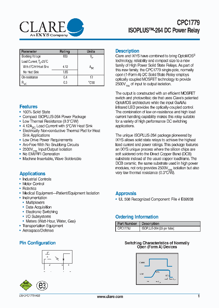 CPC1779_4510782.PDF Datasheet
