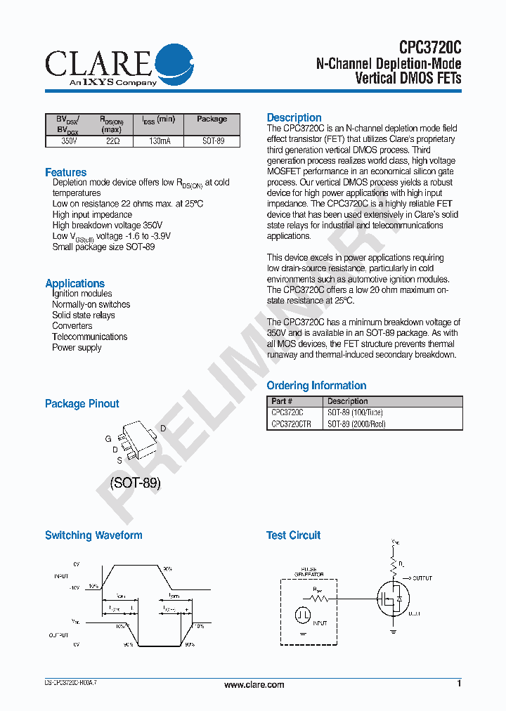CPC3720C_4714668.PDF Datasheet