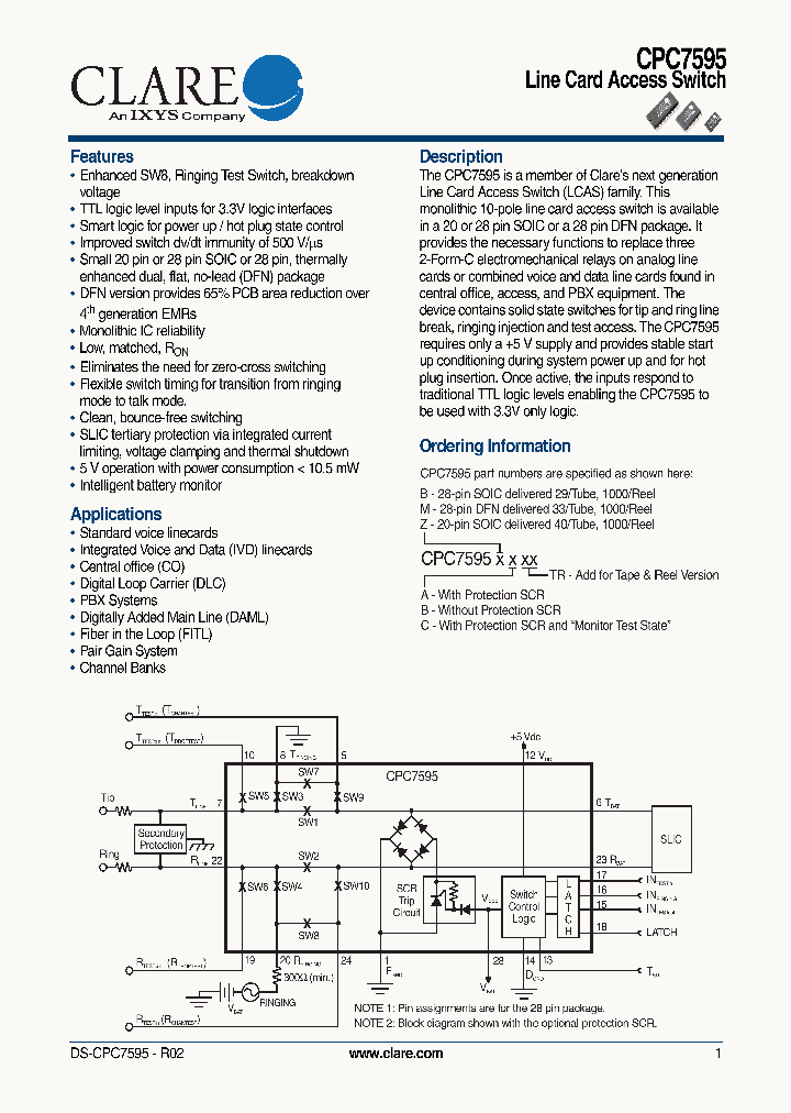 CPC7595MCTR_4822352.PDF Datasheet