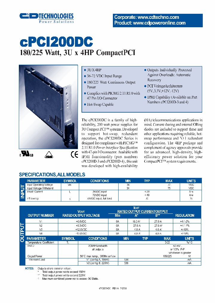 CPCI200D-1_4171485.PDF Datasheet