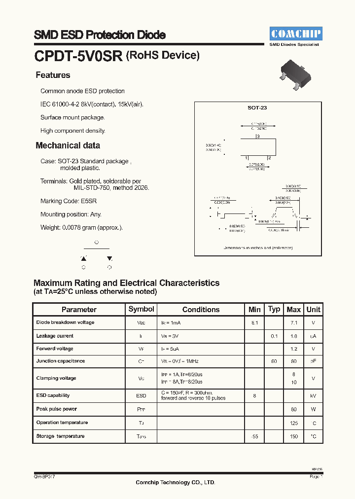 CPDT-5V0SR_4890324.PDF Datasheet
