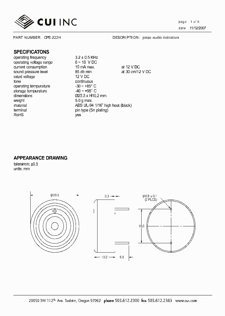 CPE-222H_4366484.PDF Datasheet