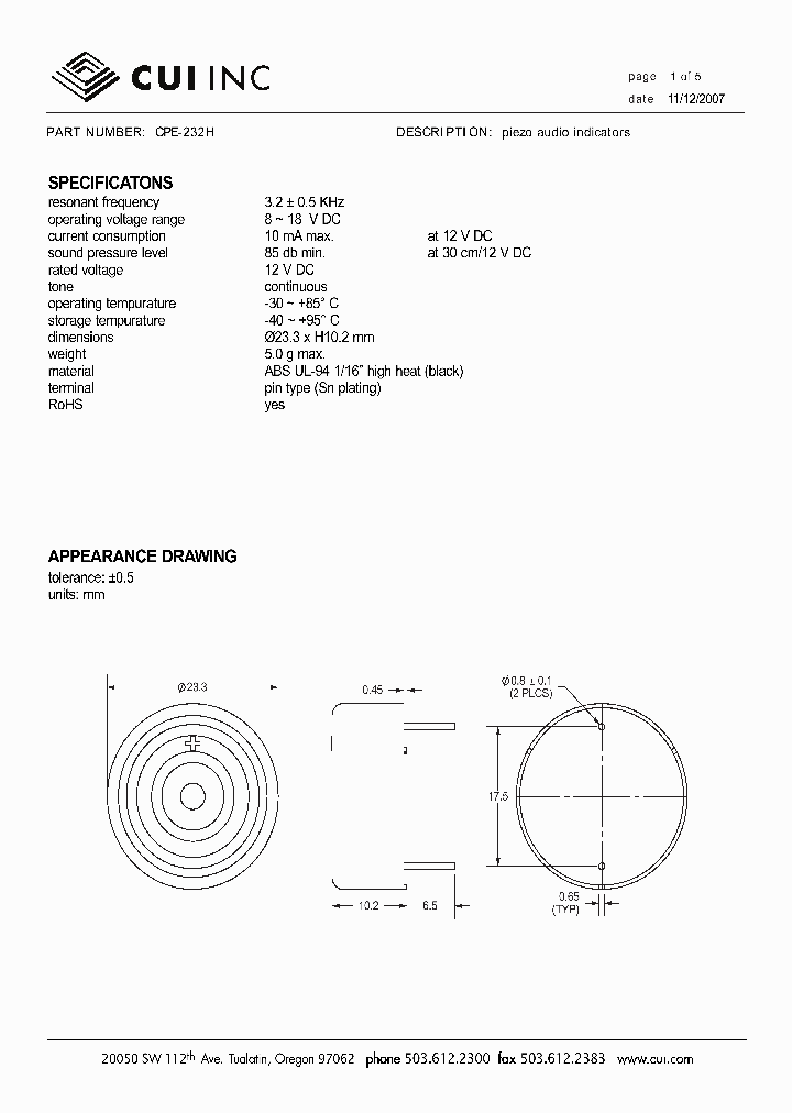 CPE-232H_4366486.PDF Datasheet