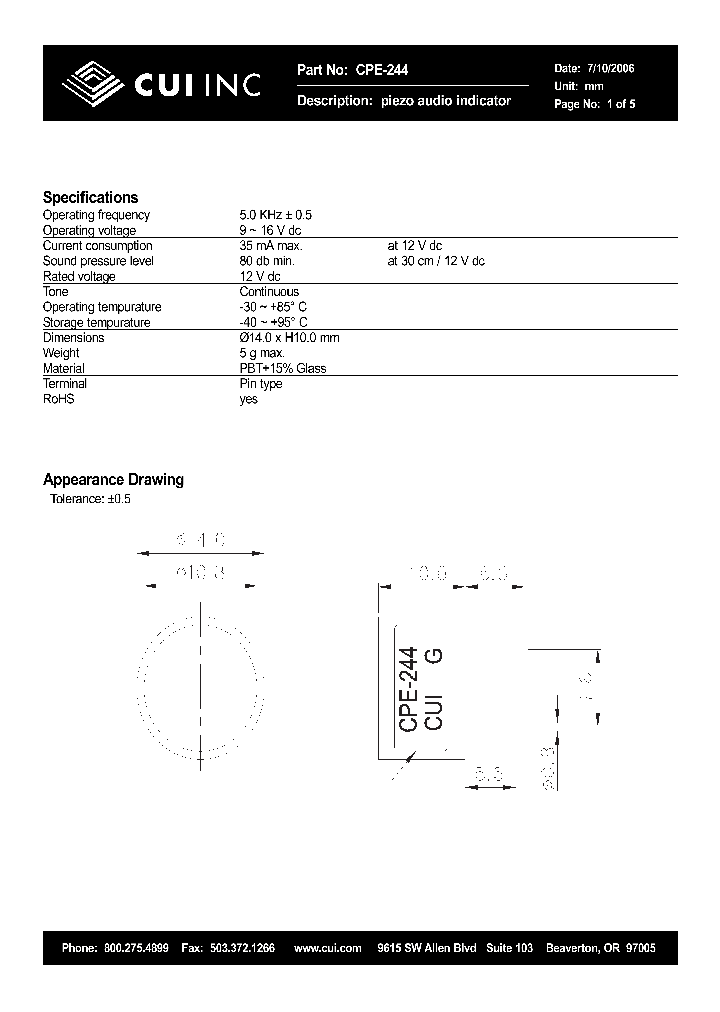 CPE-244_4366488.PDF Datasheet