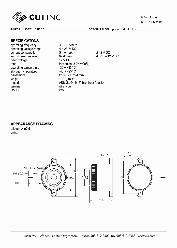 CPE-251_4366489.PDF Datasheet