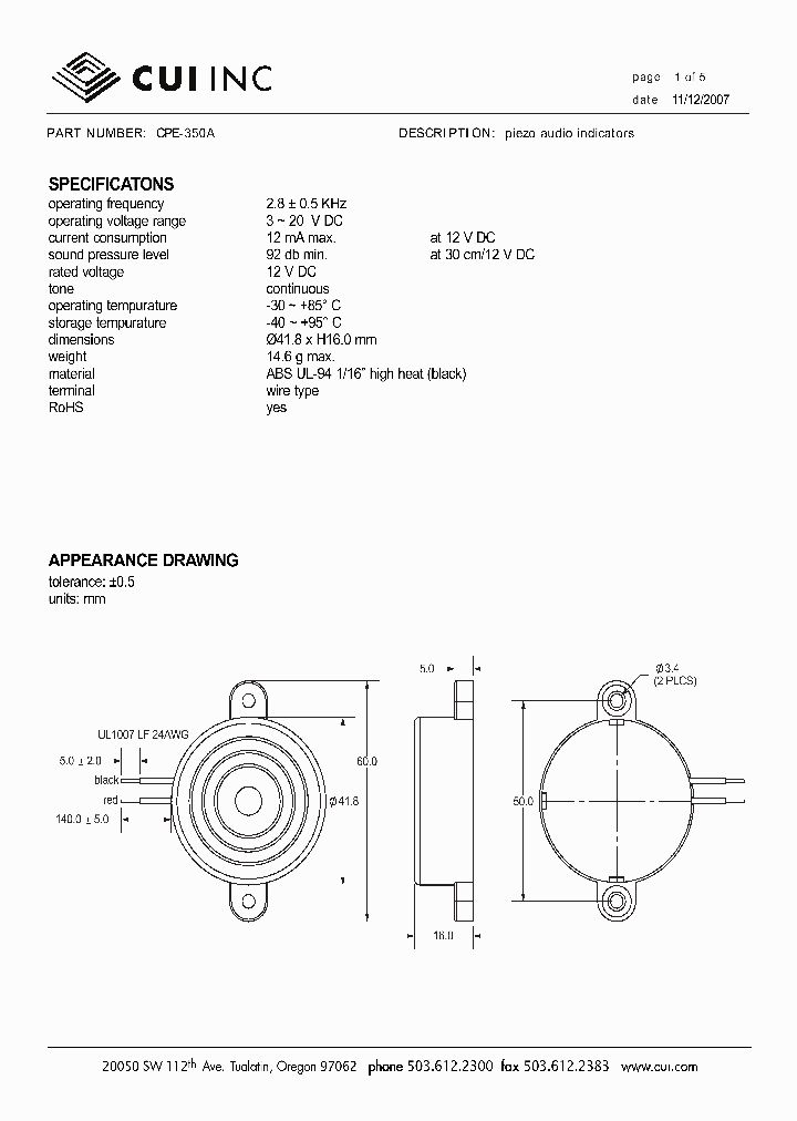 CPE-350A_4400317.PDF Datasheet