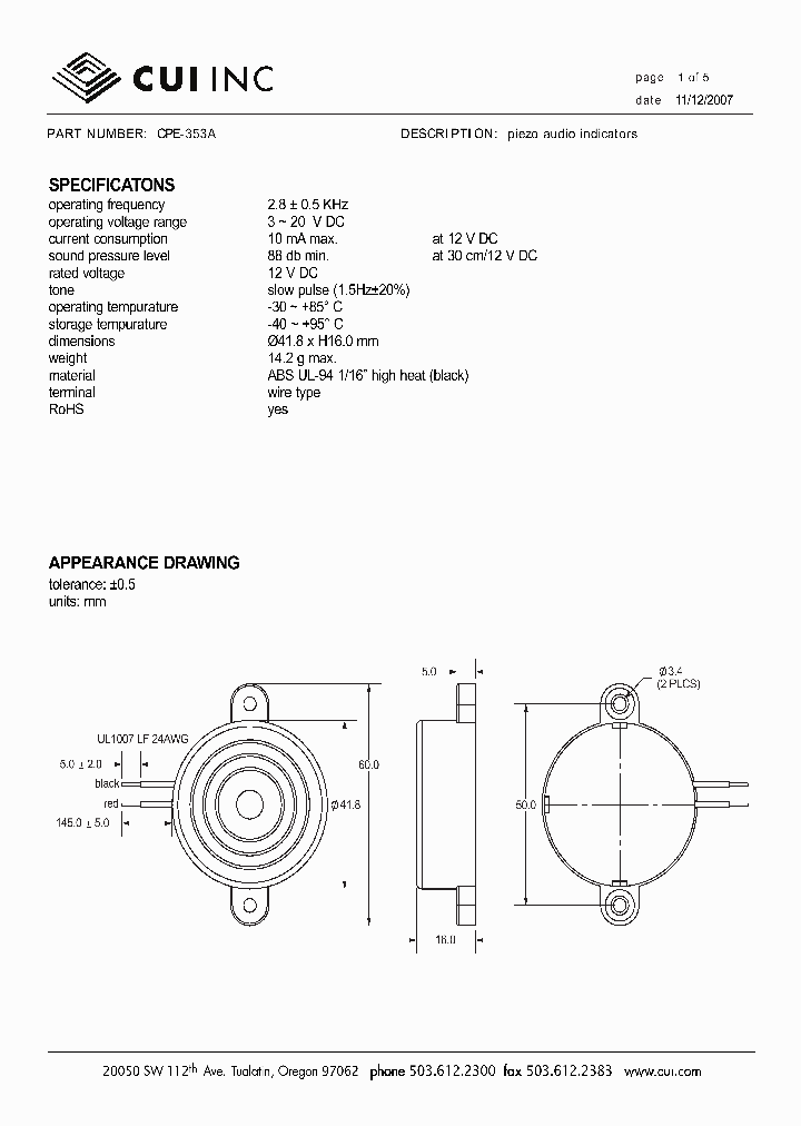 CPE-353A_4400321.PDF Datasheet