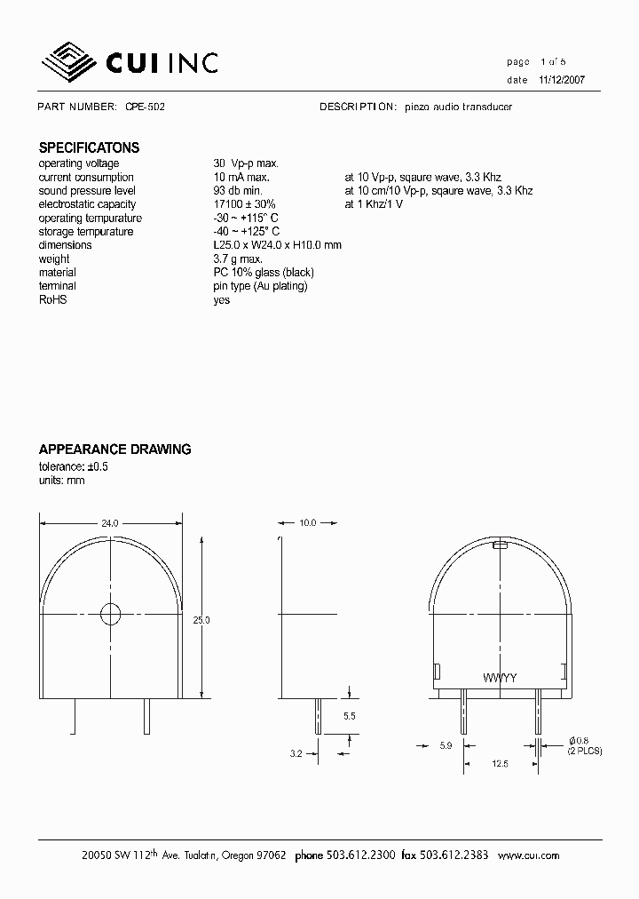 CPE-502_4253019.PDF Datasheet