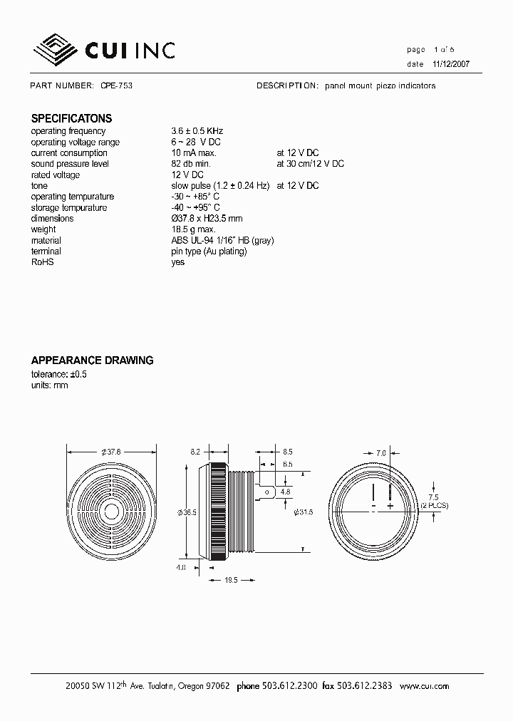 CPE-753_4490641.PDF Datasheet