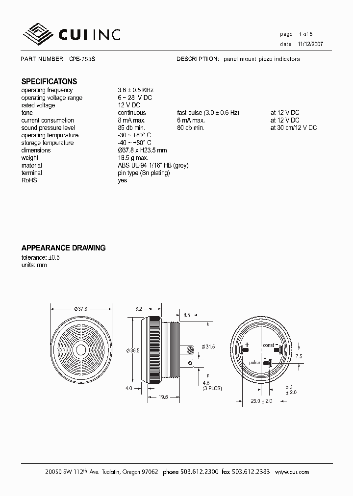 CPE-755S_4490644.PDF Datasheet
