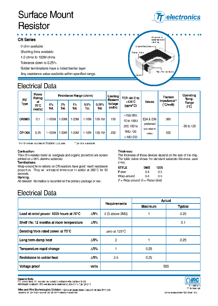 CR0805F1000FT_4509240.PDF Datasheet