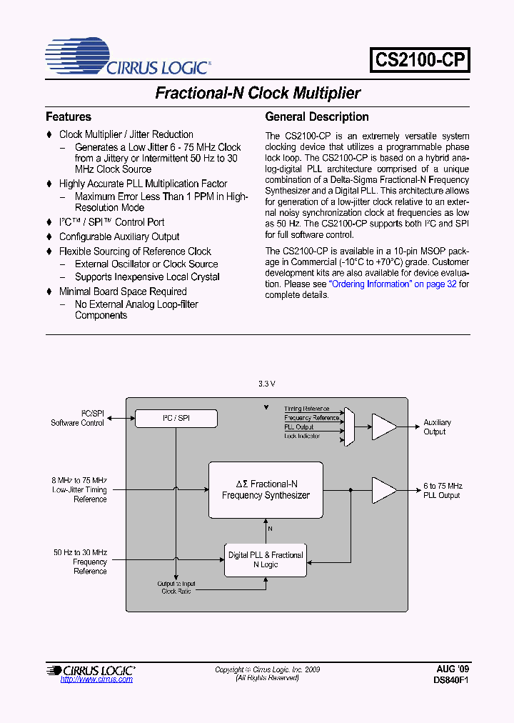 CS2100CP-CZZ_4615334.PDF Datasheet