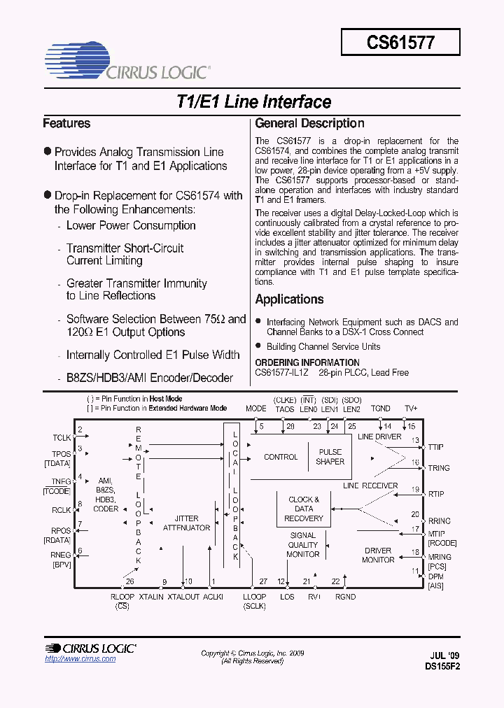 CS61577-IL1Z_4717082.PDF Datasheet