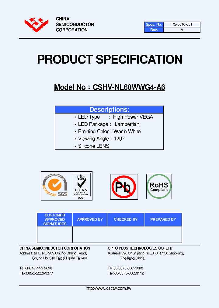 CSHV-NL60WWG4-A6_4506478.PDF Datasheet