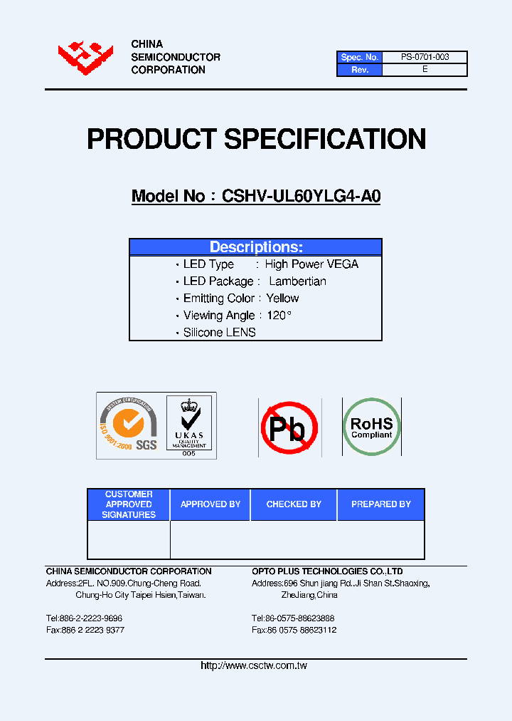 CSHV-UL60YLG4-A0_4500644.PDF Datasheet
