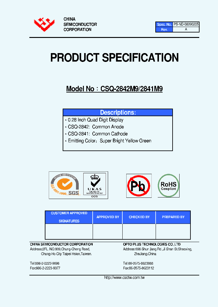 CSQ-2841M9_4737823.PDF Datasheet