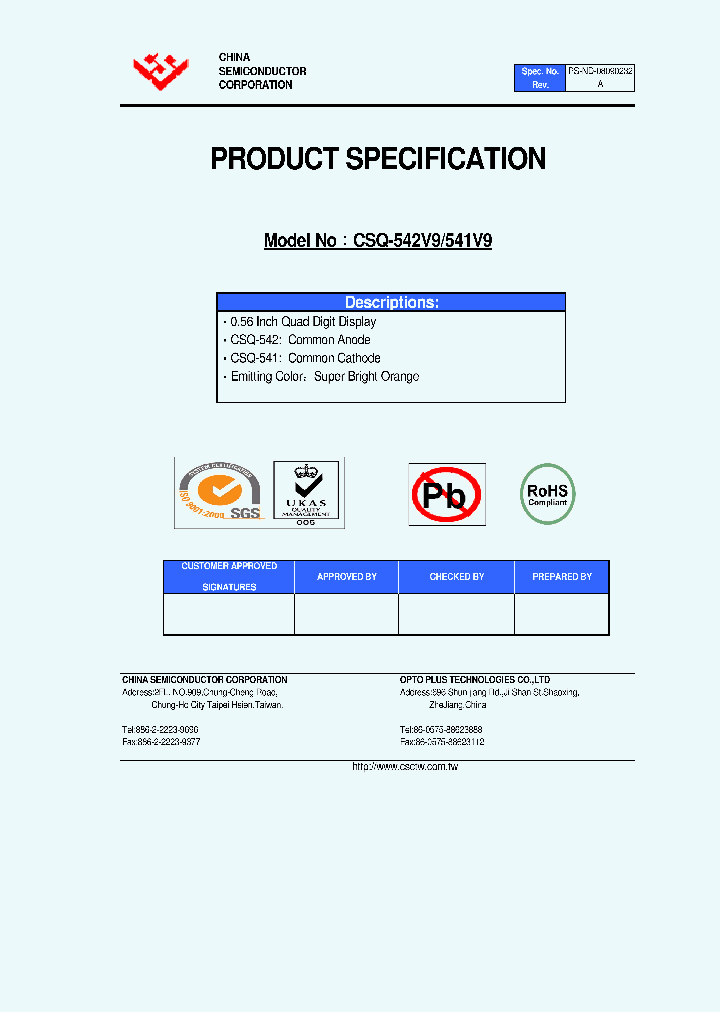 CSQ-542V9_4737874.PDF Datasheet