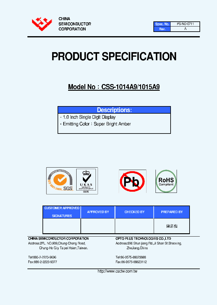 CSS-1014A9_4740457.PDF Datasheet