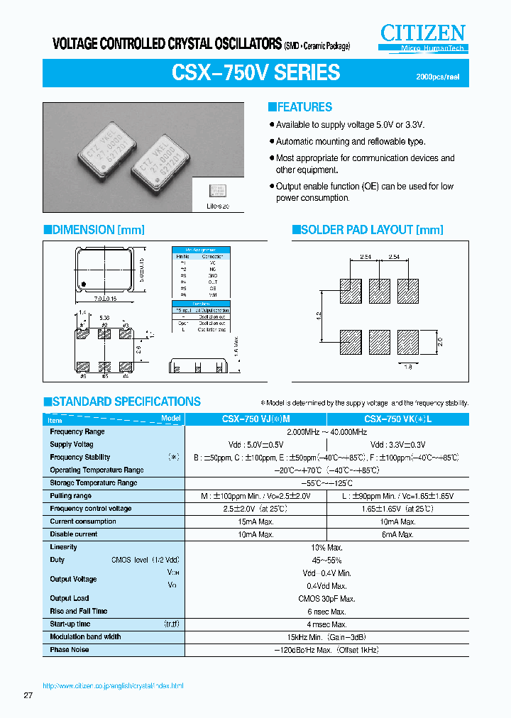 CSX-750V_4791349.PDF Datasheet