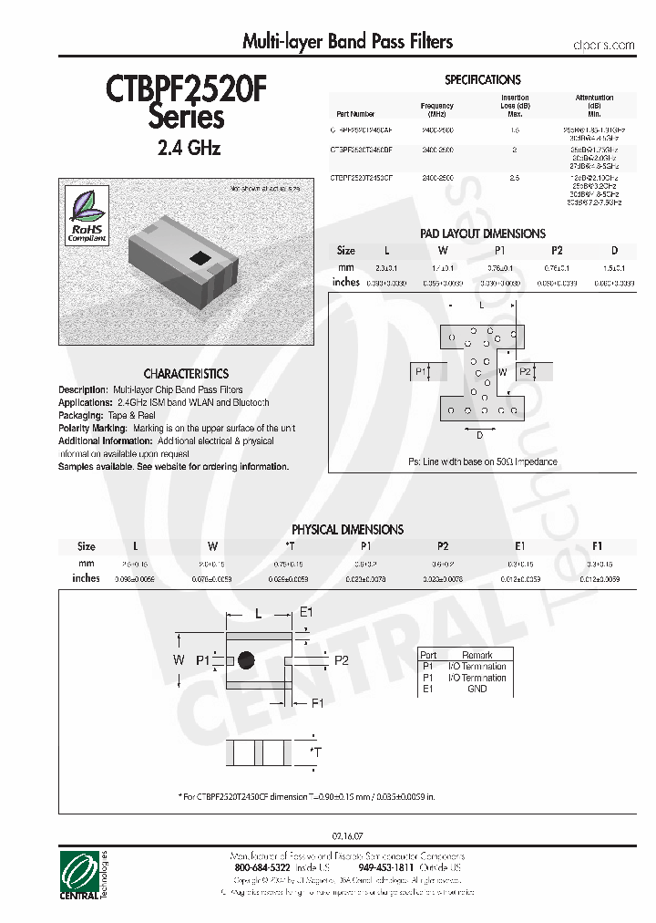 CTBPF2520F_4436380.PDF Datasheet