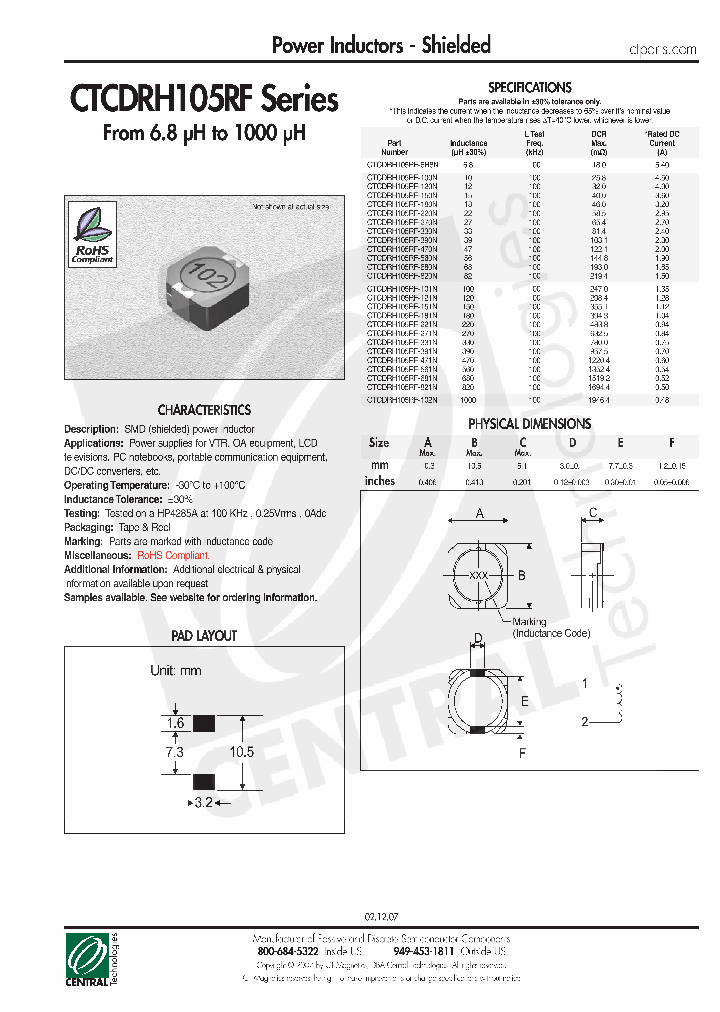 CTCDRH105RF-820N_4460546.PDF Datasheet