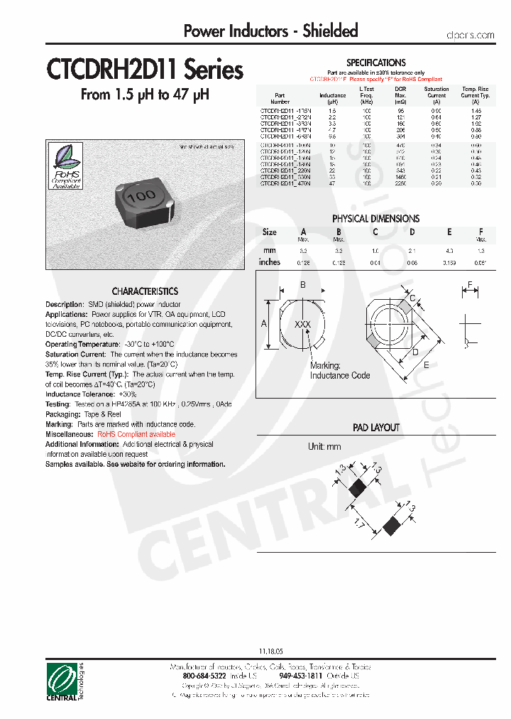 CTCDRH2D11-220N_4463225.PDF Datasheet