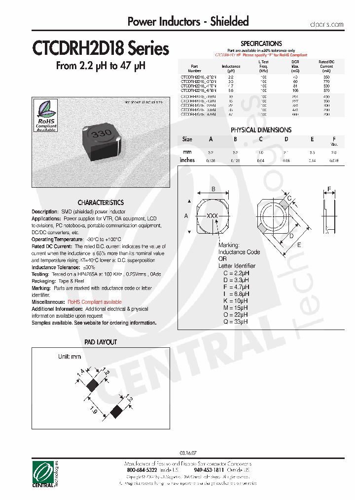 CTCDRH2D18-100N_4462543.PDF Datasheet