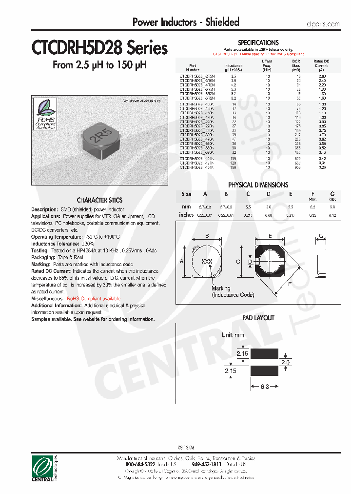 CTCDRH5D28-820N_4437248.PDF Datasheet