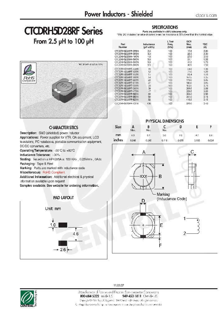 CTCDRH5D28RF-820N_4460547.PDF Datasheet