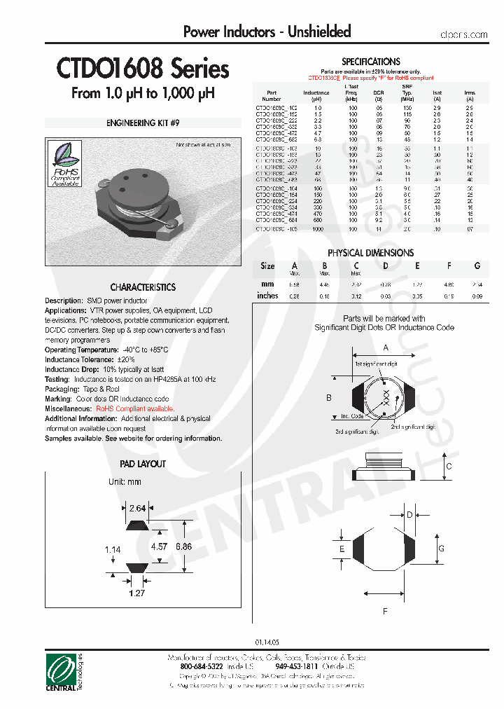 CTDO1608C-103_4455367.PDF Datasheet