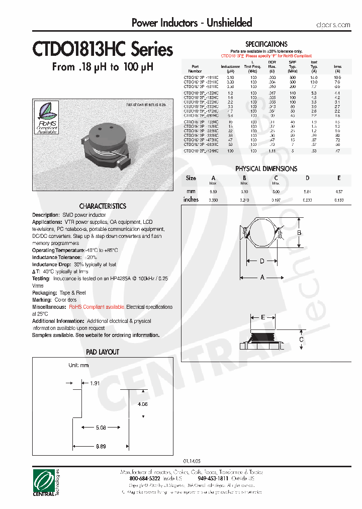 CTDO1813P-222HC_4448190.PDF Datasheet
