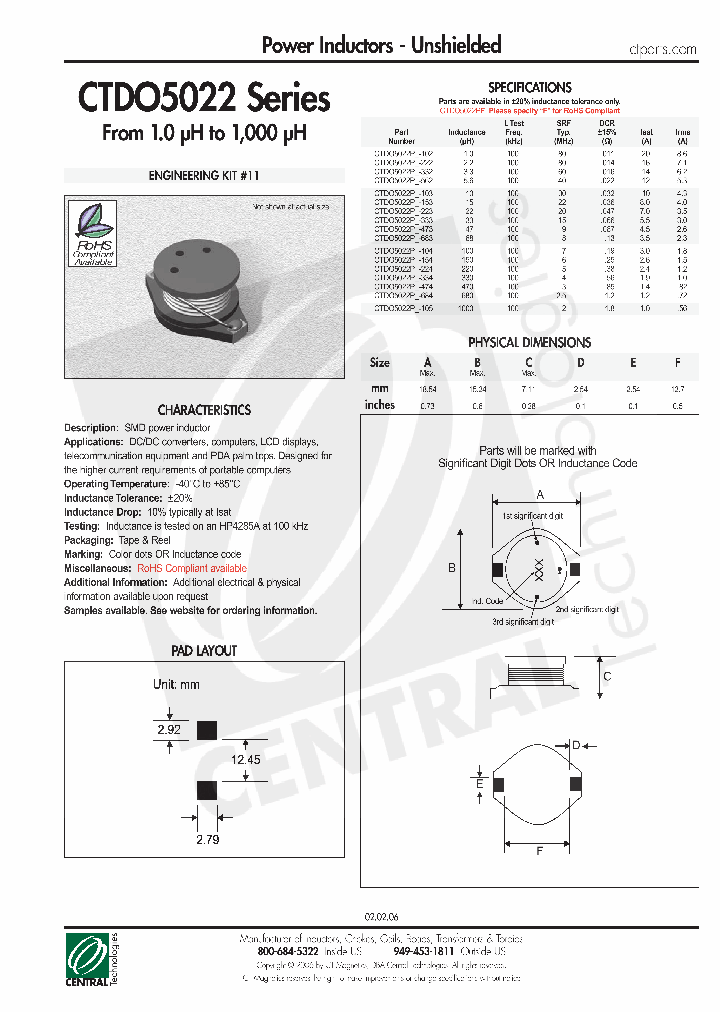 CTDO5022P-153_4660305.PDF Datasheet