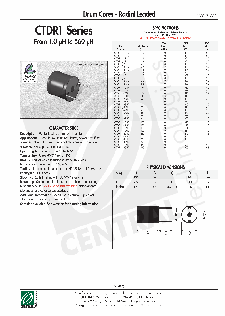 CTDR1_4647826.PDF Datasheet