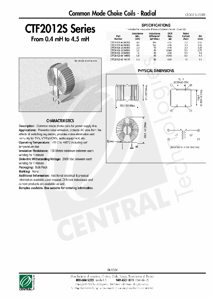 CTF2012S-601M8R0_4444460.PDF Datasheet