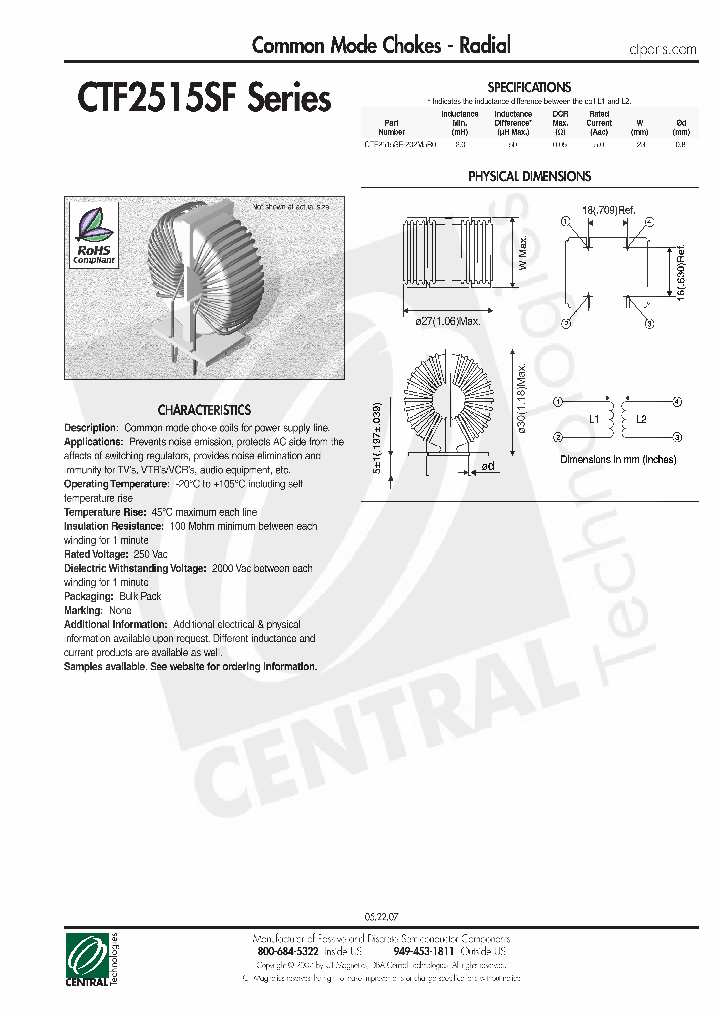 CTF2515SF-202M5R0_4720266.PDF Datasheet
