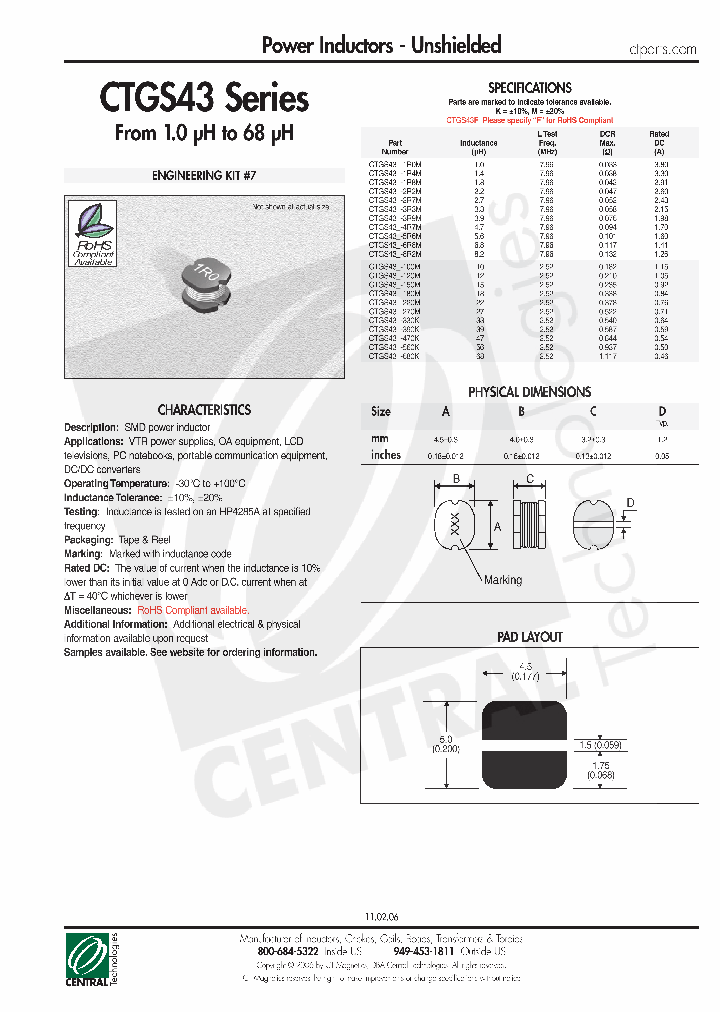 CTGS43-680K_4536033.PDF Datasheet