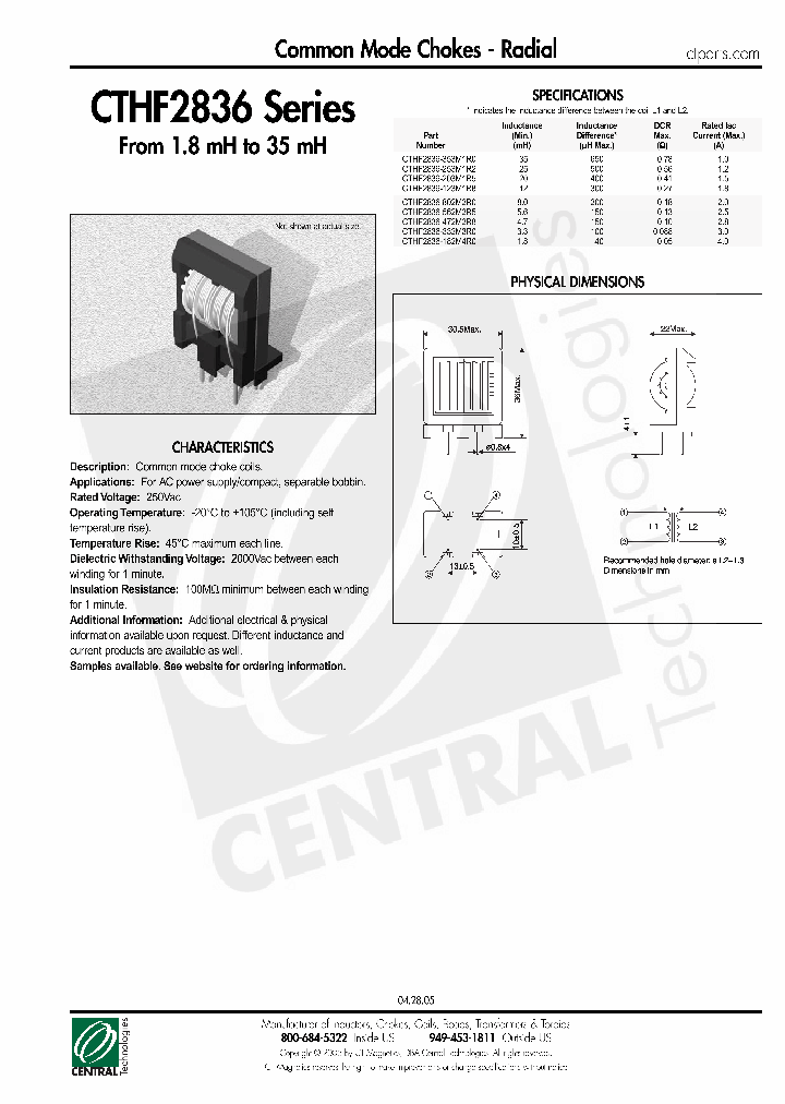 CTHF2836-123M1R8_4456415.PDF Datasheet