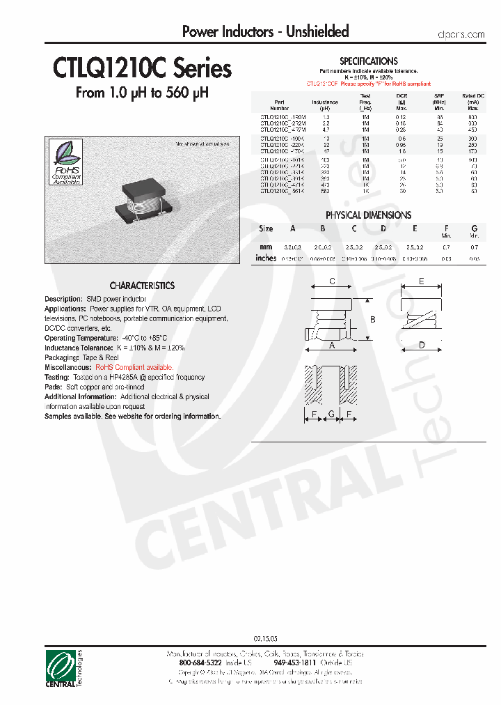 CTLQ1210CF-471K_4494050.PDF Datasheet