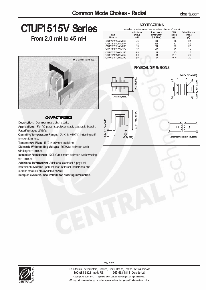 CTUF1515V_4456970.PDF Datasheet