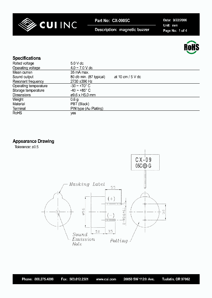 CX-0905C_4306780.PDF Datasheet