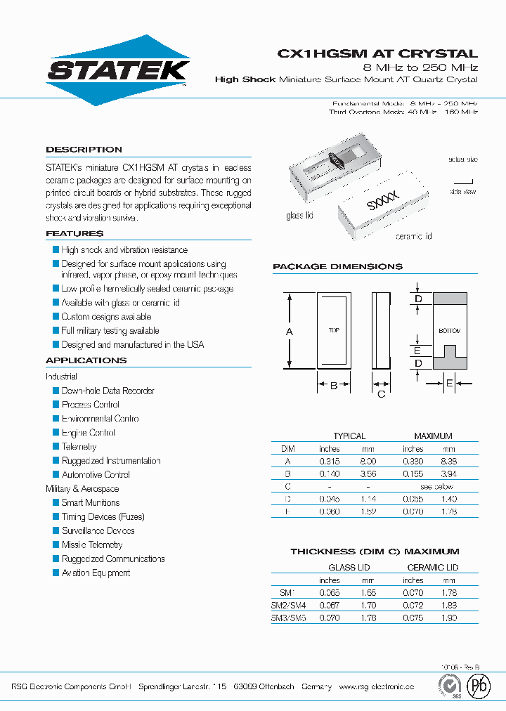 CX1HGCSM1_4541935.PDF Datasheet