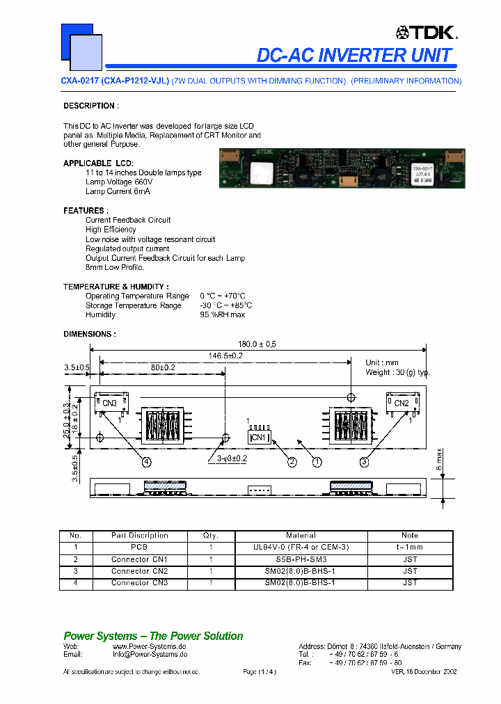 CXA-0217_4669674.PDF Datasheet