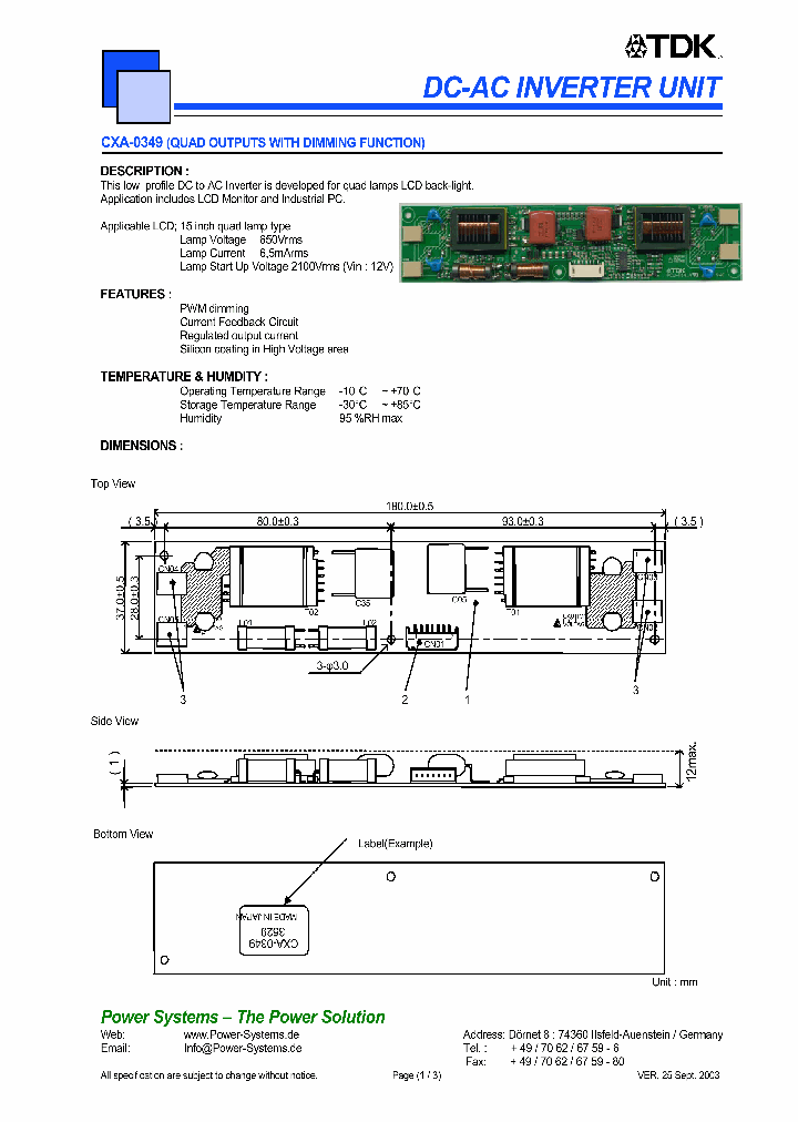 CXA-0349_4669688.PDF Datasheet