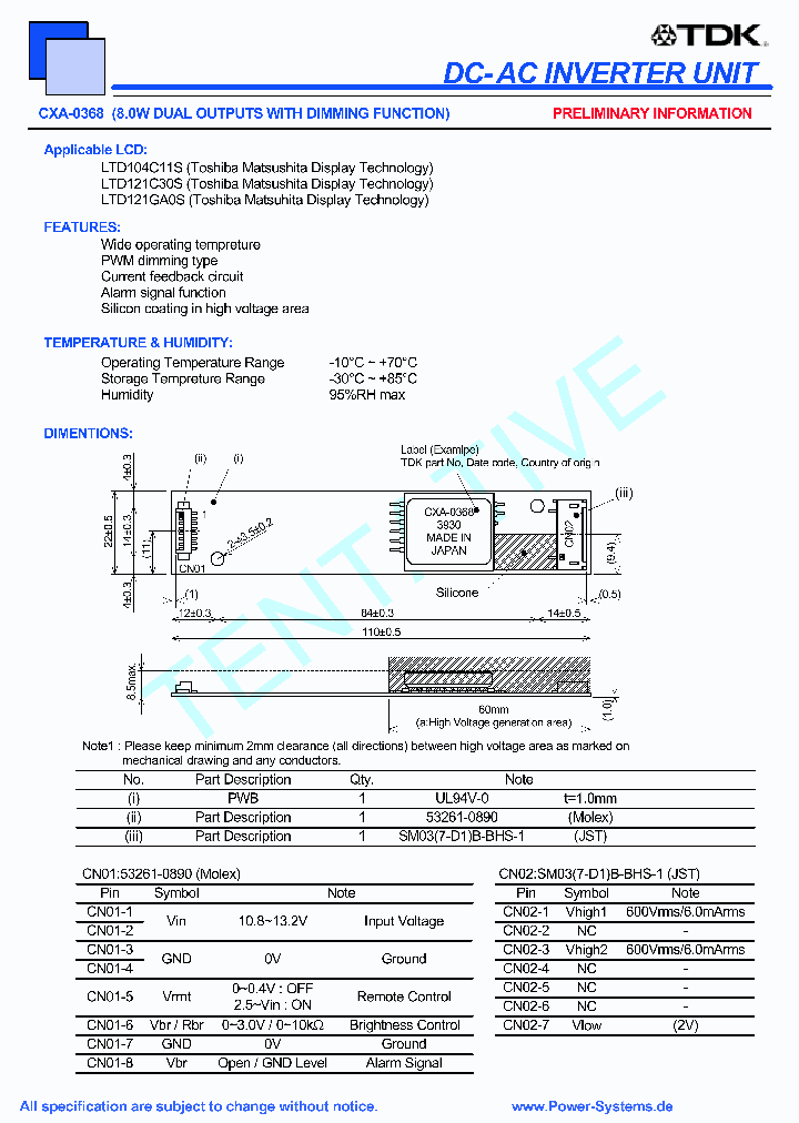 CXA-0368_4669691.PDF Datasheet