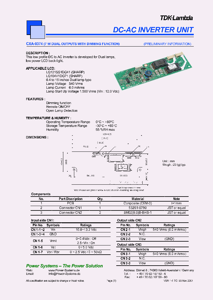 CXA-0374_4669693.PDF Datasheet