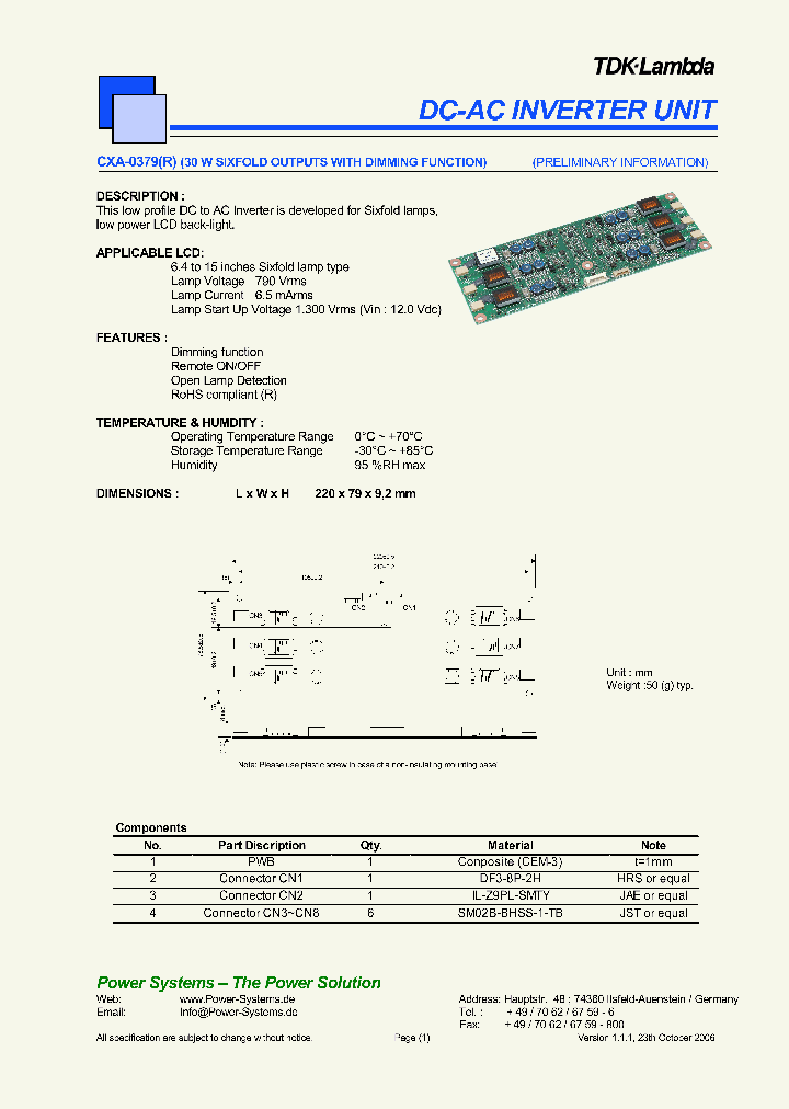 CXA-0379_4669697.PDF Datasheet
