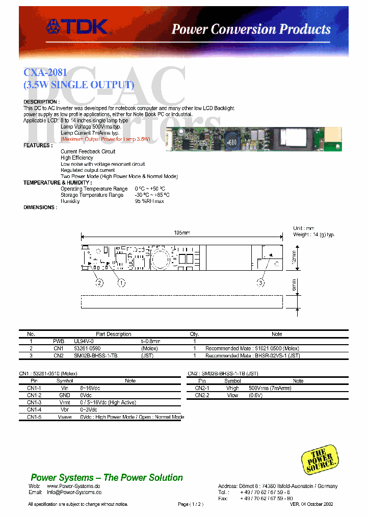 CXA-2081_4808048.PDF Datasheet