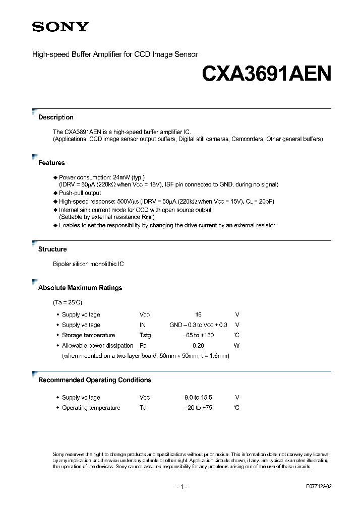 CXA3691AEN_4694666.PDF Datasheet