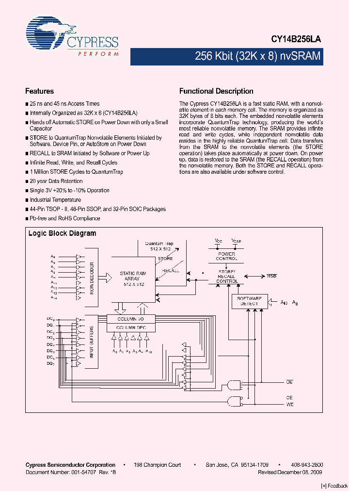 CY14B256LA-SP25XI_4565347.PDF Datasheet