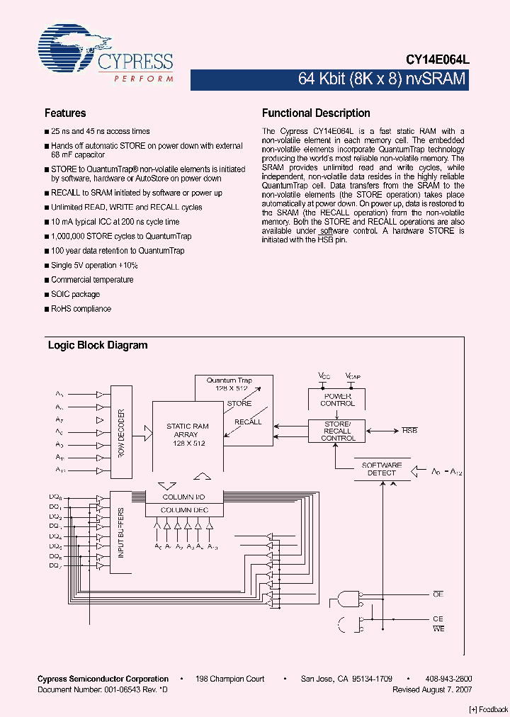 CY14E064L-SZ25XC_4253417.PDF Datasheet